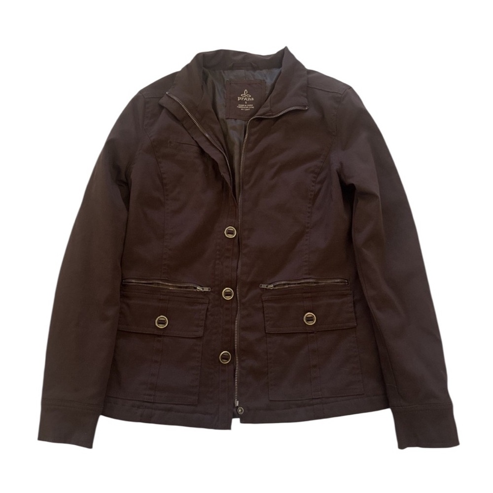 Prana Lydia‎ Jacket Utility Zion Fabric Insulated Black Pockets Women's S